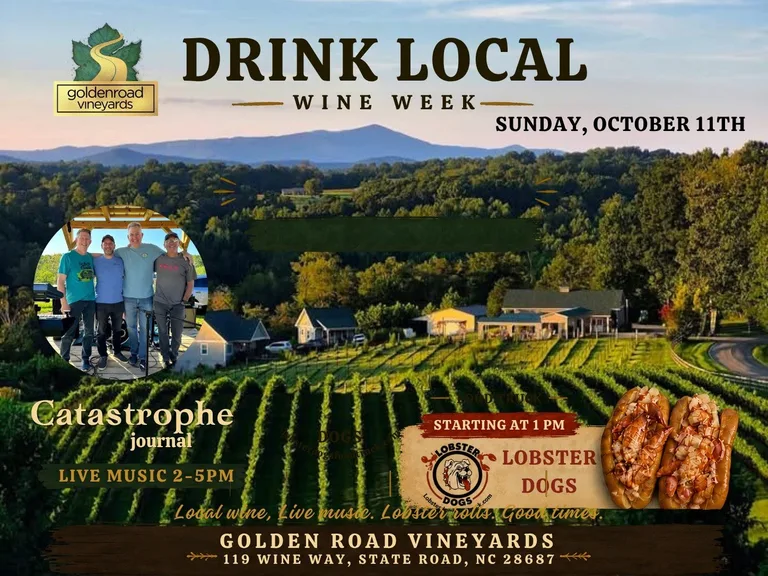 Drink Local Wine Week with Catastrophe Journal and Lobster Dogs 🍇