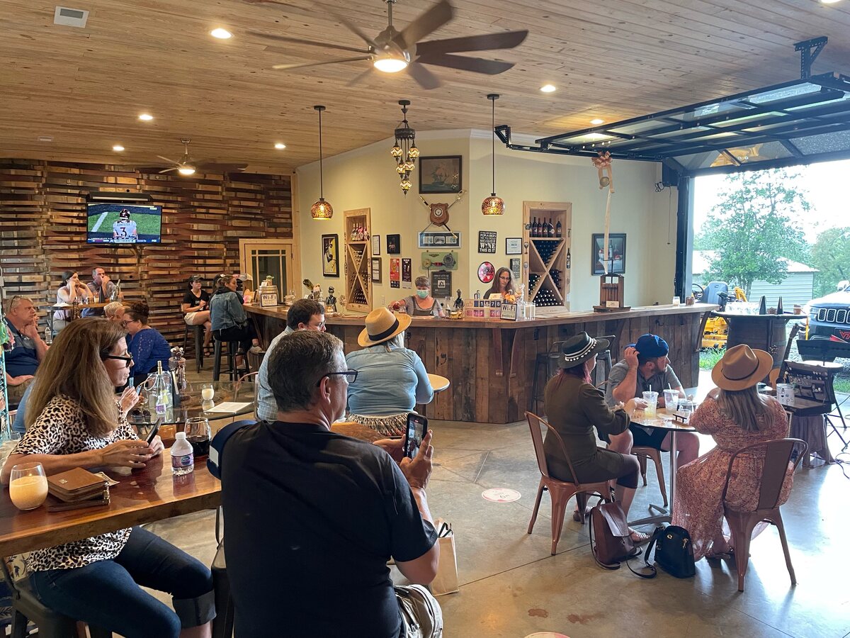 Inside the tasting room