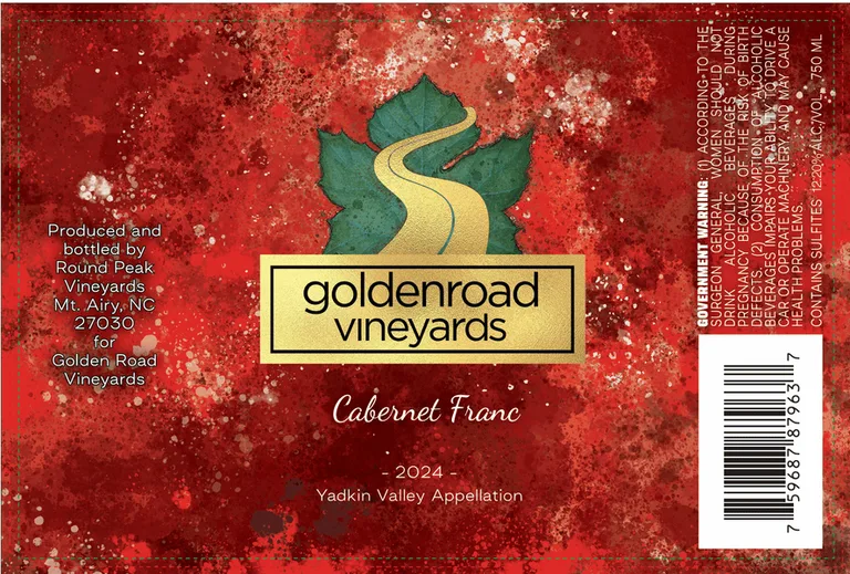 2022 Cabernet Franc bottle
